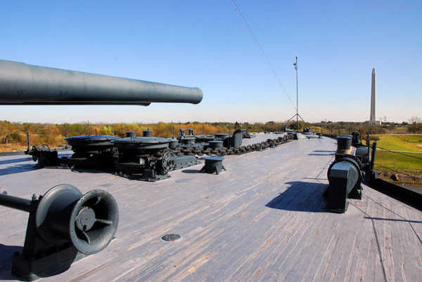 Forward deck, USS Texas