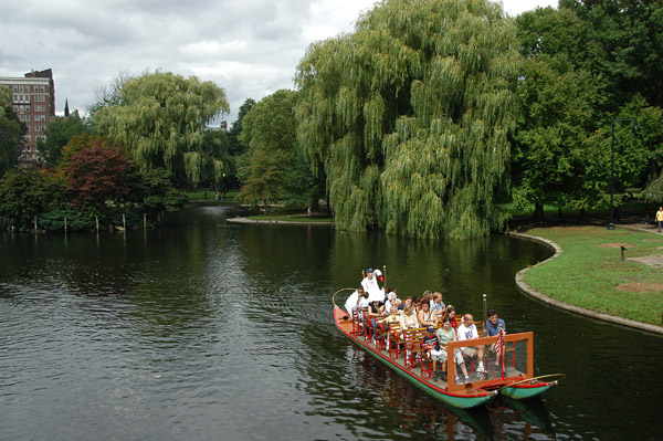 Boston Public Garden swan boat