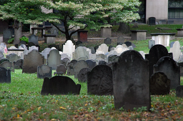 Old Granary Burial Ground, 1660, Boston