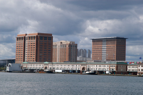 Boston Waterfront, Fish Pier next to the Boston World Trade Center