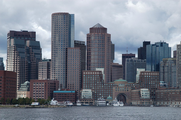 Downtown Boston from the water