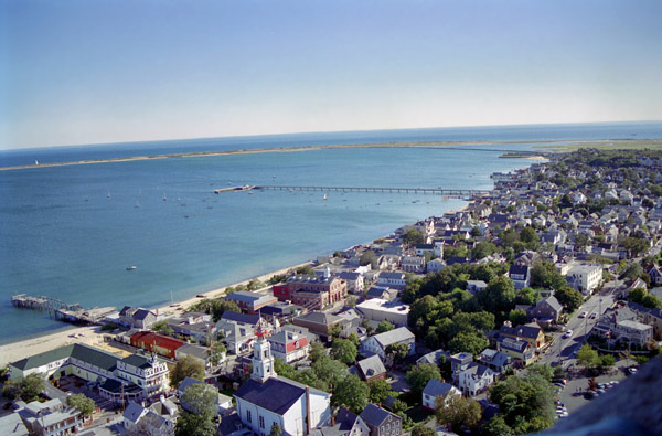 Provincetown from the Pilgrim Monument