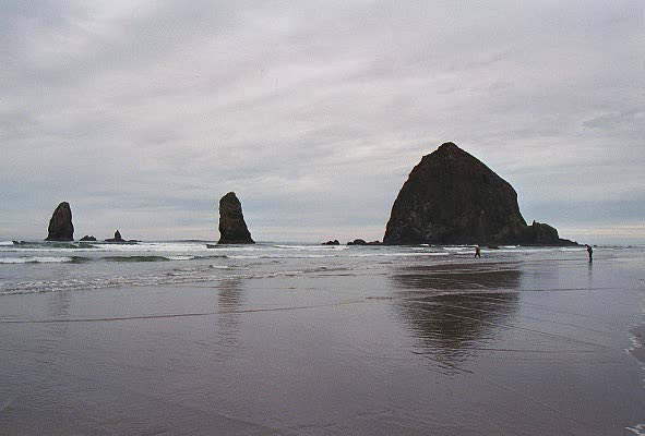 Haystack Rock and the Needles, Cannon Beach, Oregon Coast