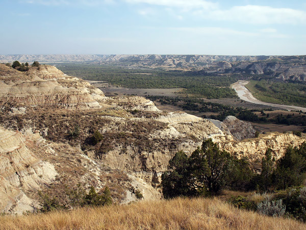 Little Missouri River, Ox Bow Bend Overlook, Theodore Roosevelt National Park (North Unit)
