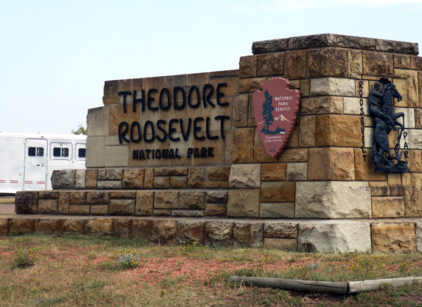 Leaving the South Unit of Theodore Roosevelt National Park - Medora, North Dakota