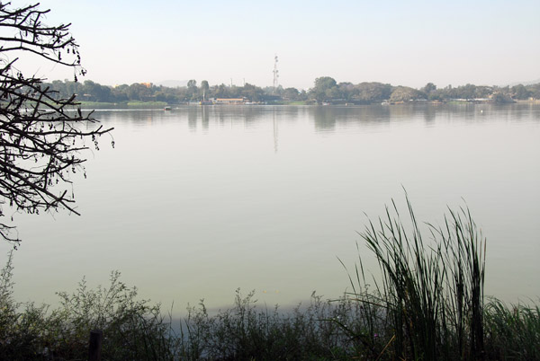 View of Bahir Dar across Lake Tana from the Tana Hotel