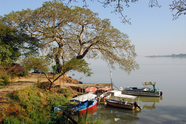 Shore of Lake Tana by the Ghion Hotel