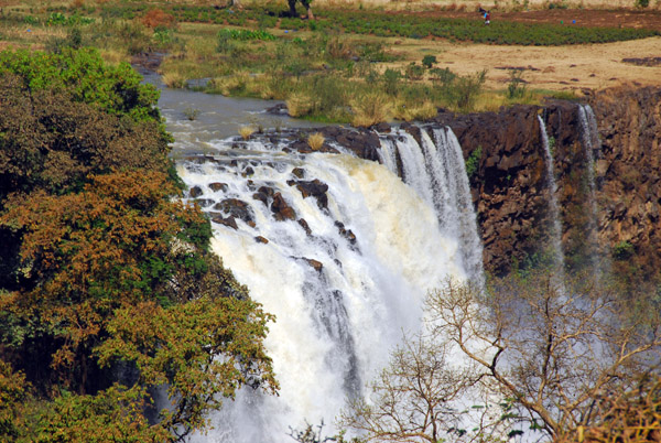The impressive Blue Nile Falls are the second largest in Africa
