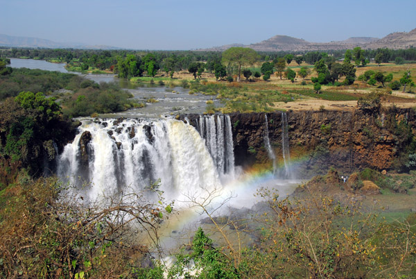 I must say that at Victoria Falls there is so much mist, you can't see more than a small section of the falls