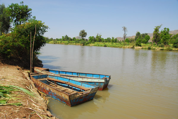 Blue Nile Falls boat landing