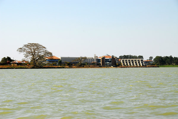 A new resort hotel being built on the shores of Lake Tana near Bahir Dar