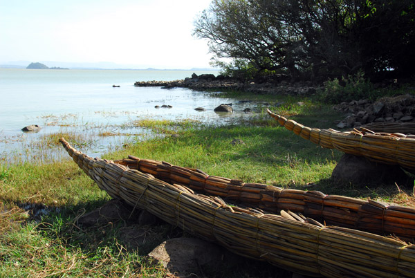 Traditional papyrus reed boat - tankwa