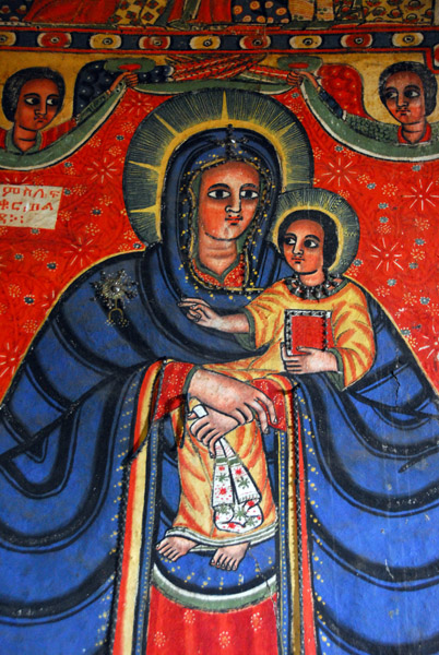 Icon of Mary and Jesus, Ura Kidane Meret