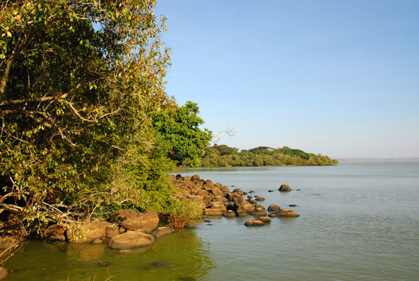 Lake Tana shoreline - Zege Peninsula