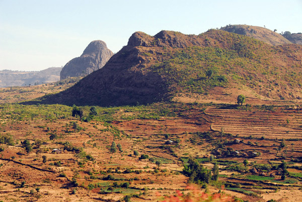 Farmland in the highland NW of Addis Zemen