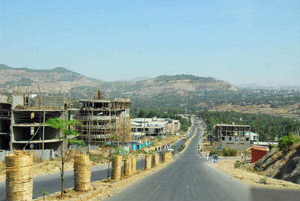 Entering Gondar, just over 3 hours after leaving Bahir Dar