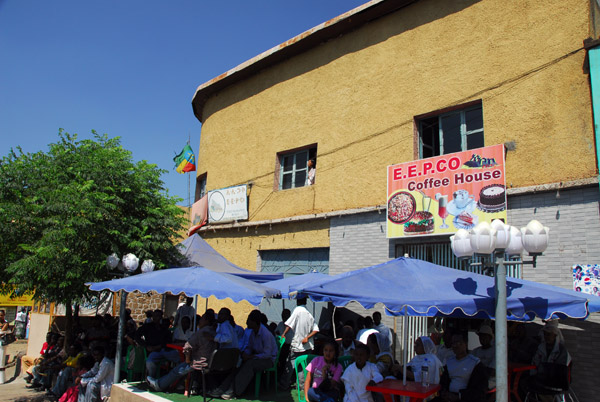 E.E.P.CO Coffee House, an outdoor cafe, Gondar