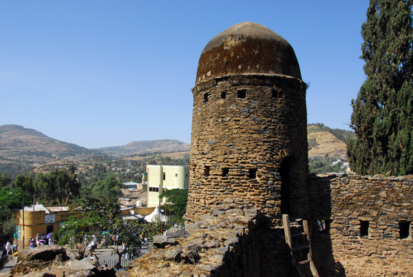 Tower in the north wall of the Royal Enclosure, Gondar