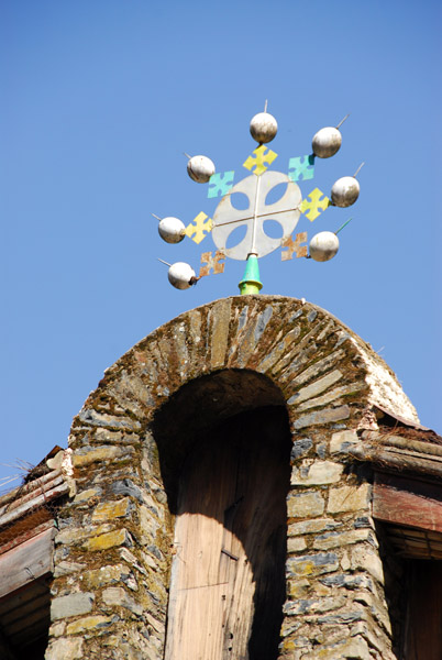 Debre Birhan Selassie Church roof cross