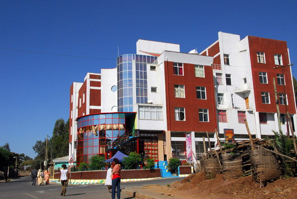 Probably the most modern looking building in Gondar