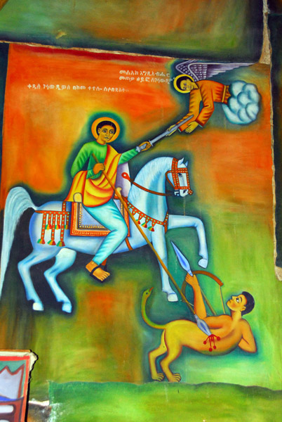Equestrian saint