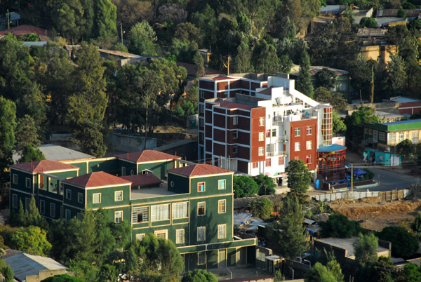 New buildings in central Gondar