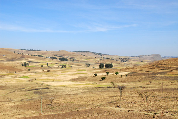 Open farmland, Ethiopian highlands