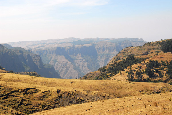 Western end of Simien Mountains National Park