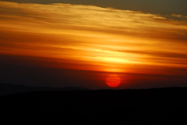 Another African sunset, Simien Lodge
