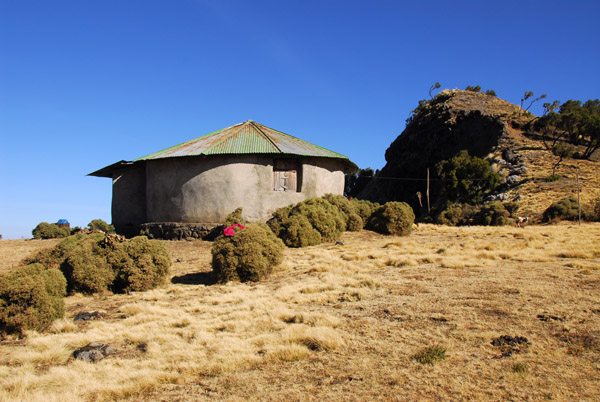 Park ranger hut at Chenek, Simien Mountains National Park