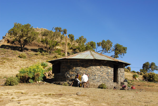 Park ranger hut at Chenek, Simien Mountains National Park