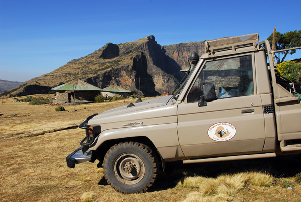 Ethiopiain Rift Valley Safaris Land Cruiser at Chenek