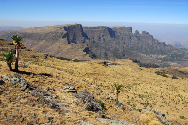 Imet Gogo from Mount Bwahit, Simien Mountains National Park