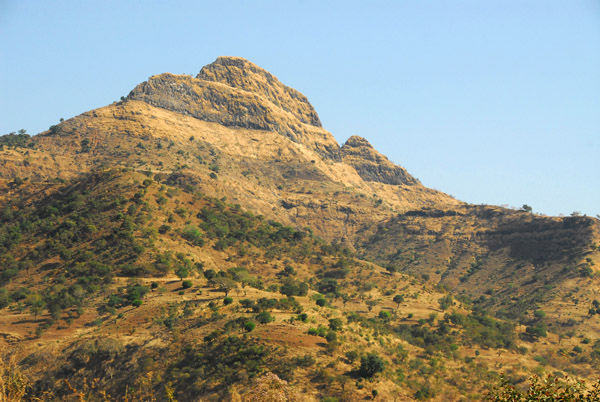 Rugged landscape north of the Simien Escarpment