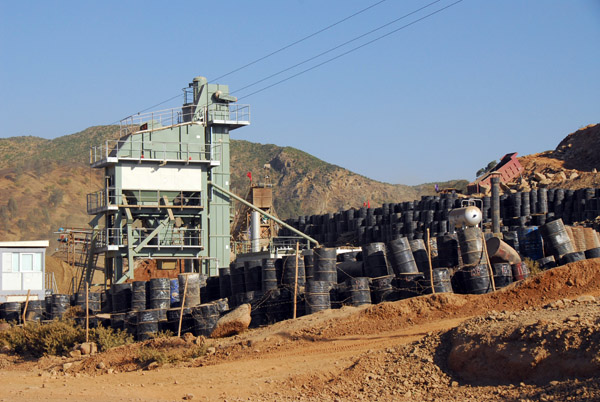 Some kind of mining operation outside Axum