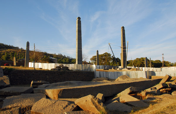 The famous Stele of Axum