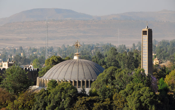 New Church of St. Mary of Zion, Axum, from Yeha Hotel
