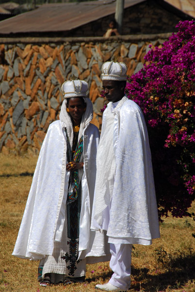 Ethiopian bridge and groom