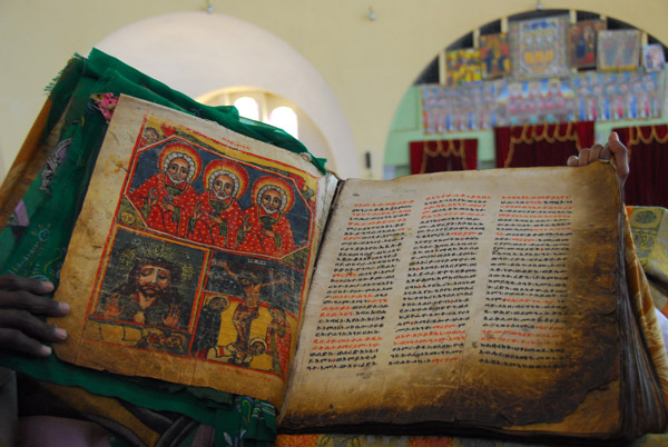 Ancient Ethiopian Bible, Cathedral of St Mary of Zion, Axum