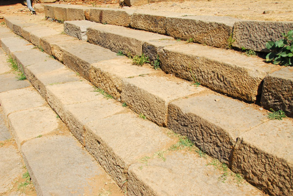 Stairs leading to the 6th Century tombs of 2 Axumite kings