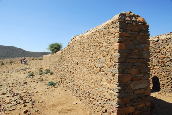 Outer wall to Dungur Palace, Axum