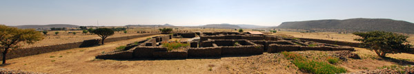Panorama of Durgar Palace, Axum