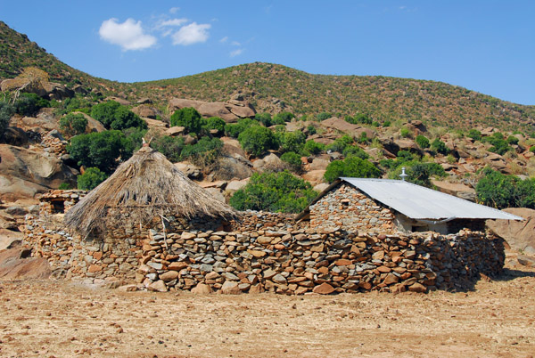 Farmhouse near the Axum granite quarry