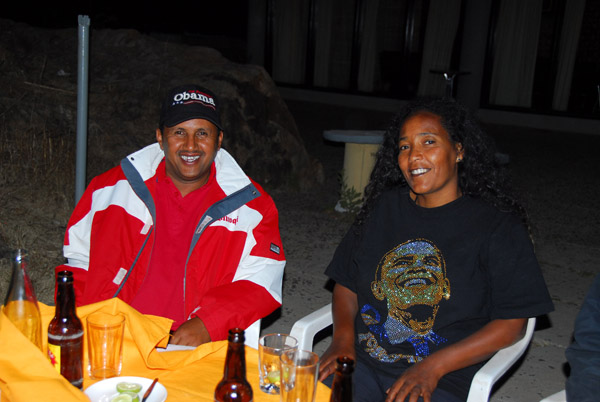 Friendly Obama-loving tourists from Addis Ababa