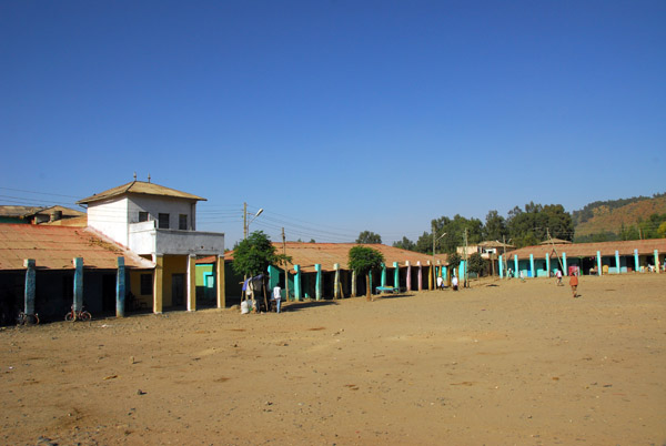 A large open square in the center of Axum