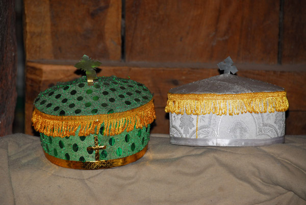 Ethiopian priests hats, Bet Meskel