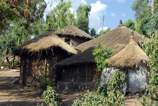 Thatched huts, Lalibela