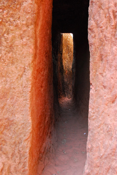 Narrow passage, Lalibela