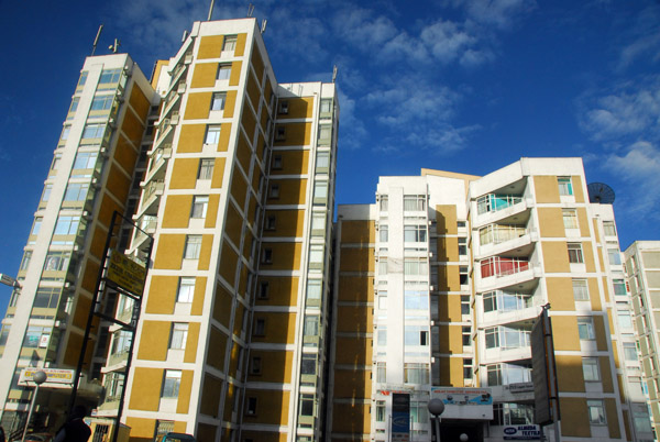 Modern apartment block, Bole Road, Addis Ababa