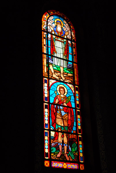 Holy Trinity Cathedral, Addis Ababa stained glass - Tomb of Haile Selassie